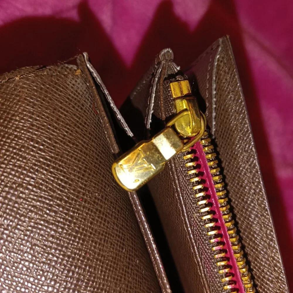 Louis Vuitton Damier Wallet with Custom Interior